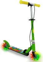 Klappbarer Kinder Scooter Velotouro Kinderroller mit LED Rädern, Grün-Gelb-Rot | FASports