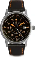 Aristo Herren Uhr Armbanduhr Fliegeruhr 38 Pilot Automatik 3H227-L Leder