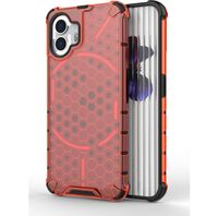 Mobigear Honeycomb  Nothing Phone (2) Hülle Hardcase Backcover Stoßfest - Rot