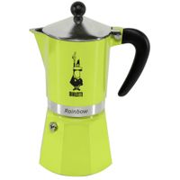 Bialetti Rainbow - 0,27 l - Aluminium - Termoplastyczny - Zielony - 220 mm - 9,5 cm