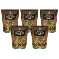 3,75 KG MAGNA SET APFELRäucherchips Wood Chips Smokerchips Räucherspäne Räucher