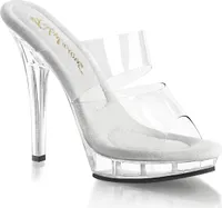 LIP-102 Damen Slipper von Fabulicious, Transparent EU 35, US 5