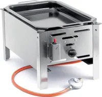 Patelnia Gazowa Bake Master Mini 290X480Mm 5.8Kw - Hendi 154601
