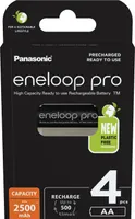 eneloop Panasonic Pro dobíjecí baterie BK-3HCDE/4BE AA 2500mAh 4ks.