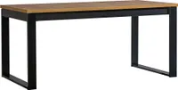MIRJAN24 Esstisch Piater 14, Stilvoll Wohnzimmertisch, Industrial Ausziehtisch, Loft Kollektion (Farbe: Wotan Eiche / Schwarz)