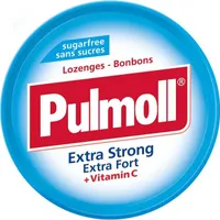 PULMOLL - Extra Strong + Vitamin C - Zuckerfreie Menthol-Bonbons - 45 g