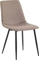 CLP Stuhl Telde Stoff mit Metallgestell,taupe