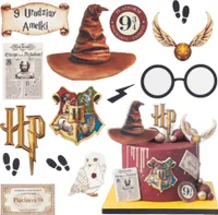 Sweetfanaberia | Dekorácie na tortu HARRY POTTER - 12 kusov - Cukrový papier - Kreatívne postavičky na každú príležitosť