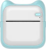 A8 tragbarer Drucker, Taschendrucker, Thermodrucker, Bluetooth-Verbindung, Blau