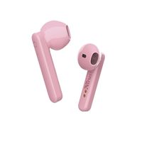 Trust Mobile Primo Touch Bluetooth Wireless Headset (10 Stunden Wiedergabe, integriertes Mikrofon, True Wireless, TWS) Pink