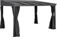 Sojag Aluminium Terrassenüberdachung St. Barth 812 Anthrazit 248x364x240 cm