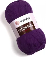 YarnArt Baumwolle Soft 50 Fioletgarn, 55% Baumwolle, 45%.Polyacryl, 600m/100g, Kinderfreundlich