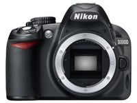 Nikon D3100 SLR-Digitalkamera, 14 Megapixel, Live View, Full-HD-Videofunktion, nur Gehäuse, schwarz