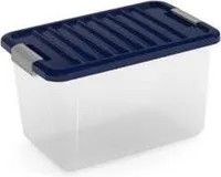 Box KIS W Box S transparent, indigoblau