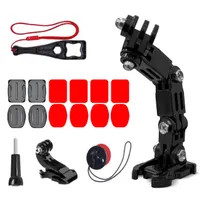 Príslušenstvo na upevnenie kamery na prilbu – pre GoPro, DJI, Insta360, SJCAM, EKEN - Čierna KP35011
