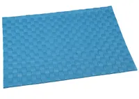 Tischsets abwaschbar  45,5cm x 30cm - blau - 4 Stück