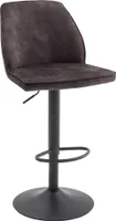 Barhocker  OTTAWA BAR Barstuhl Velour Optik anthrazt