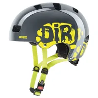 UVEX Bike-Helm kid 3 dirtbike grey-lime Größe S (51-55 cm)