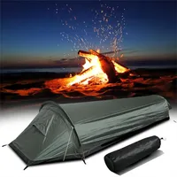 Campingzelt Ultraleichtes Biwak-Zelt wasserdichtes Camping Zelt Wurfzelt Schlafsack Einzelperson Zelt für Outdoor Camping