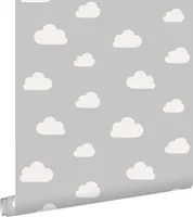 ESTAhome Tapeta mraky šedá - 139560 - 0,53 x 10,05 m