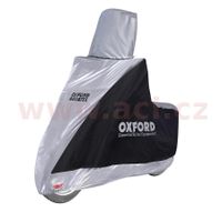 plachta na motorku Aquatex Highscreen Scooter provedení pro vysoké plexi, OXFORD (černá/stříbrná, uni velikost) CV216