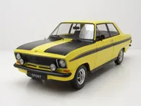 KK Scale 180641 Opel Kadett B Sport 1973 žltá čierna 1:18