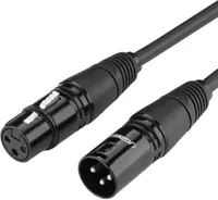 Ugreen Verlängerungskabel Audio-Mikrofonkabel für Mikrofon XLR (weiblich) - XLR (männlich) 1 m (AV130)
