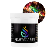Feuerfarben Pulver für buntes Feuer 250 Gramm für Feuerstellen, Kamin, Ofen, Lagerfeuer oder für Outdoor-Events. Mach dein Feuer bunt! Feuer Farbe aus