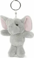 Schlüsselanhänger Elefant, 13 cm, Wildtier Tiere Schlüsselring Schlüssel Tier Plüsch Zootier Elefanten