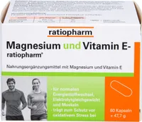 Hořčík a vitamín E, 60 kapslíratiopharm