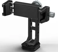 360 ° Metall-Telefon-Stativhalterung Ständer Telefonclip mit Kaltschuh