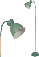 ANTEN LED Stehlampe Industrie Design Stehleuchte E27 Vintage Landhaus Retro Bodenlampe schwarz Dekoleuchten,