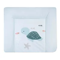 Julius Zöllner Wickelauflage Softy Rand 3-seitig abgesteppt 75 x 75 Sealife
