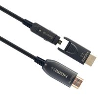 Gembird - AOC HDMI High Speed Dual Adapterkabel mit Ethernet Premium Serie 20m