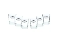 Jack Daniels Tumbler Whiskey Rum Glas Gläser Set - 6x Tumbler