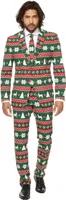 Opposuits zielony świąteczny strój męski