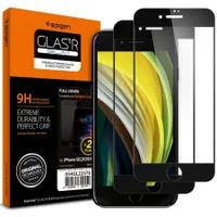 Spigen Glass FC HD, čierna - 7/8/SE 2020