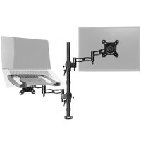 Duronic DM35L1X1 Monitor-Tischhalterung für einen LCD/LED Computer Bildschirme / Fernsehgeräte und Notebookhalterung
