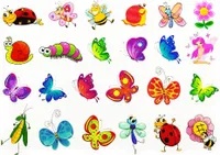 Oblique Unique Temporäre Tattoos Klebetattoos Kinder Tattoo Set - Schmetterlinge