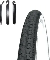1 x Kenda Fahrradreifen 28" K-127 Fahrraddecke schwarz/weiß 47-622 (28, x 1.75) inkl. Reifenheber
