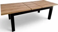 Velký rozkládací stůl Leonardo 100x200, rozšiřitelný na 300, Dub Craft