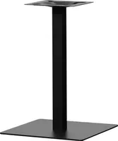 bistro fuss aus vierkantrohr metall gestell schwarz 72x50x50