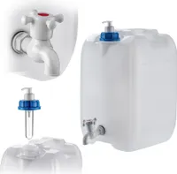 KADAX Wasserkanister mit Seifenblasenspender und Wasserhahn, 20 l