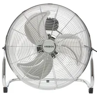 Podlahový ventilátor AREBOS Ø45 cm | větrný stroj v retro stylu | ventilátor | 3 nastavení rychlosti | vysoký průtok vzduchu