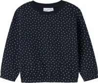 NAME IT Weicher Sweater Rundhals Pullover mit Design Print Größe: