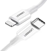 Cablu Ugreen MFi USB Type C - Lightning 3A 1,5 m biely (US171)