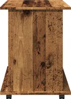 vidaXL Pojemnik na kółkach o wyglądzie starego drewna 60x45x60 cm materiał drewnopochodny