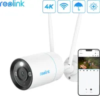 Reolink 8MP WLAN Überwachungskamera Außenbereich, Wi-Fi 6, 4K Kamera, 2,4/5 GHz Dualband-WLAN, Farbige Nachtsicht, 2-Wege-Audio