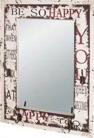 HAKU Möbel Wandgarderobe vintage - Maße: B 55 cm x H 75 cm x T 8 cm; 28954