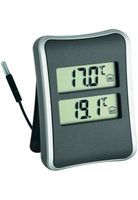 TFA - Digitales Innen-Außen-Thermometer 30.1044 - anthrazit/silber